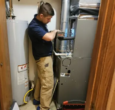 PD Plumbing Heating & Cooling furnace repair technician Wichita KS